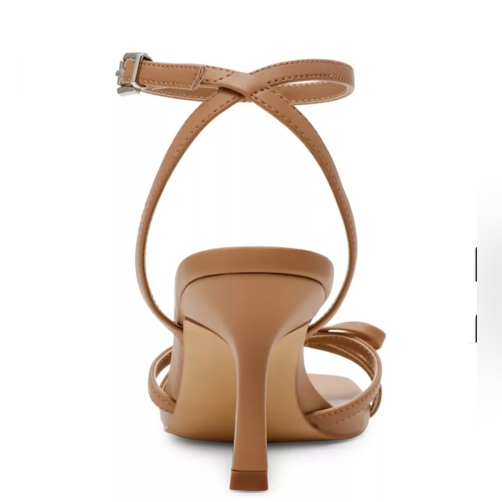 DV by Dolce Vita Zidane Women's Tan Bow Heeled Sandals Sz 10 Caramel - Picture 5 of 14